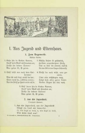 I. Aus Jugend und Elternhaus