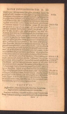 Caput II. Respondetur Adversariorum obiectionibus, Sacrificium Missae ex veteri Testamento evincere cognatibus.