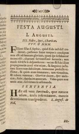 437-446, I. - V. Augusti