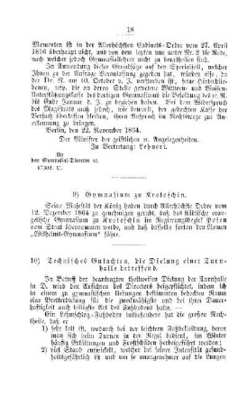 Technisches Gutachten, die Dielung einer Turnhalle betreffend : [III. Gymnasien und Realschulen]
