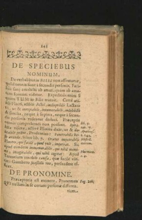De Speciebus Nominum.