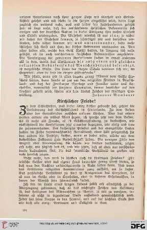 31: Kirchlicher Friede!