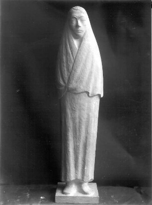 Das schlimme Jahr. Originalmodell Gips; H. 89 cm (1936; E. Barlach). Güstrow: Atelierhaus am Inselsee