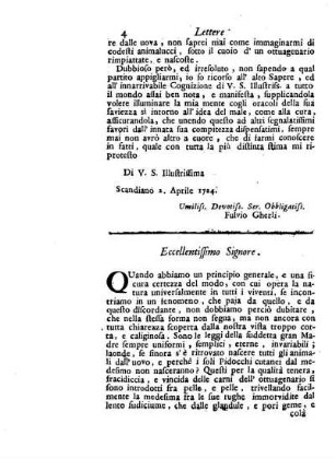 Seconda Lettere