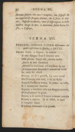 Scena XVI = Sechszehnte Scene