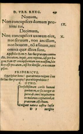 Nonum. Non concupisces domum proximi tui.