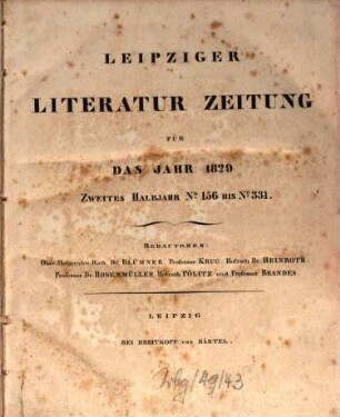Leipziger Literaturzeitung. 1829,2