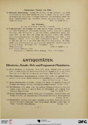 Antiquitäten (Nr. 135-458)