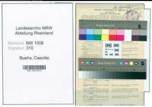 Entnazifizierung Caecilie Buehs , geb. 03.06.1920 (Fuersorgerin)