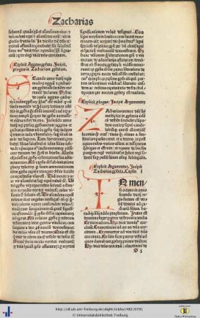 Zacharias propheta