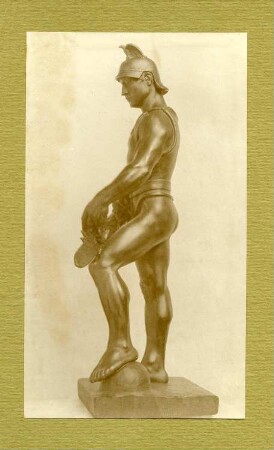 Krieger für das Kriegerdenkmal für die Gefallenen des Deutsch-französischen Krieges 1870/1871 in Dippoldiswalde : Krieger für das Kriegerdenkmal für die Gefallenen des Deutsch-französischen Krieges 1870/1871 in Dippoldiswalde. Bronze (1913; C. Brose)