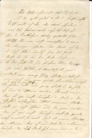 Privatschreiben an Luise von Seckendorff, geb. von Eyb
