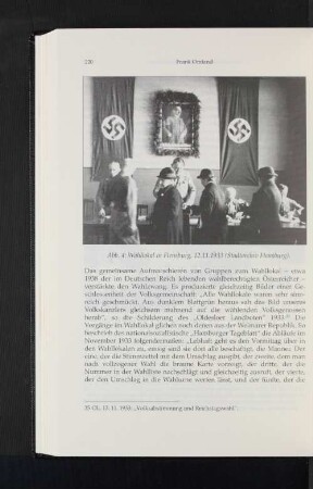 Abb. 4: Wahllokal in Flensburg, 12.11.1933 (Stadtarchiv Flensburg).