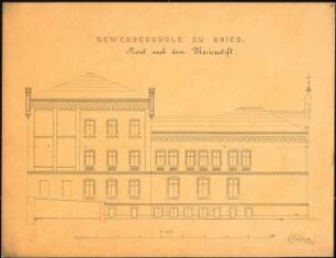 Gewerbeschule, Brieg: Aufriss