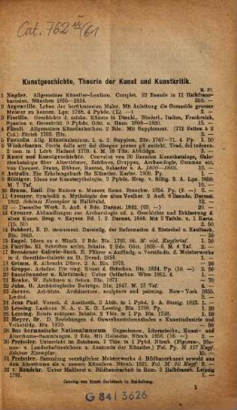 Antiquarisches Bücherverzeichnis. 61. 1876