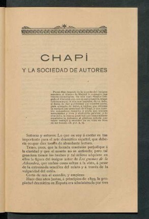 Chapí y la sociedad de autores