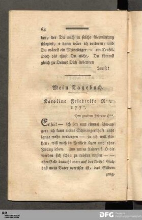 Mein Tagebuch.