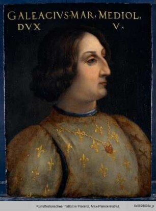 Bildnis des Galeazzo Maria Sforza