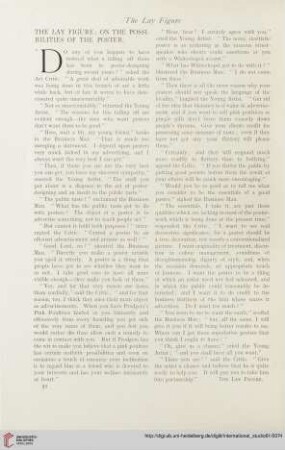 The lay figure: On the possibilities of the poster