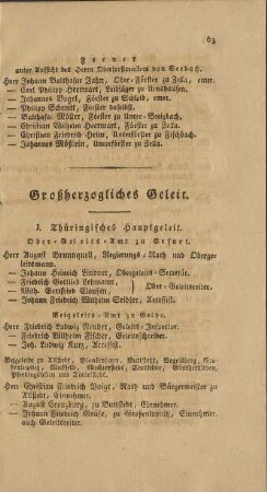 Großherzogliches Geleit