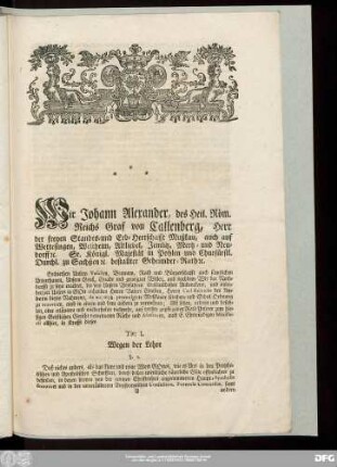 [Kirchen- und Schulordnung.]
