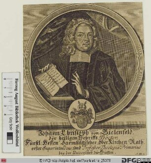 Bildnis Johann Christoph von Bielefeld