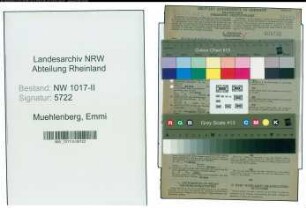 Entnazifizierung Emmi Muehlenberg , geb. 27.10.1920 (Kontoristin)