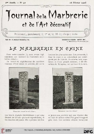 2: La marbrerie en Chine