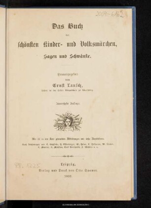 Das Buch der schönsten Kinder- und Volksmärchen, Sagen und Schwänke