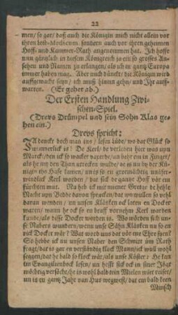 Zwischen-Spiel.