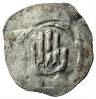 Fundmünze, Heller (Händleinheller), 1. Hälfte 14. Jh.