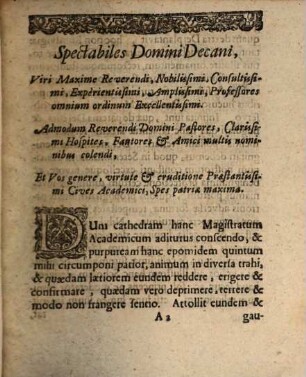 Oratio de typis academiarum ab eruditis et sapientibus annotatis