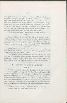 2. Embolien im grossen Kreislauf.