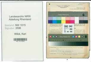Entnazifizierung Karl Wilck , geb. 22.06.1889 (Steuerinspektor)