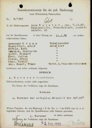 Wurster, Anna