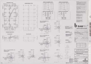 Aussenklimastall Kantholz (SMK-SB 14,00/130/23°) (Bewehrungsplan Fundament / Plan 1)