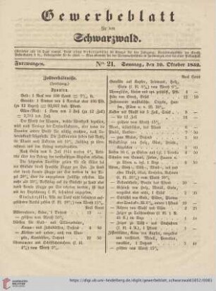 Nro. 21 (10. Oktober)