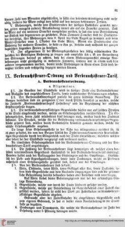 Anlage_81-86 Verbrauchssteuer=Ordnung und Verbraussteuer=Tarif