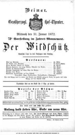 Der Wildschütz