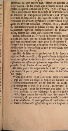 Requete Présentée au Conseil de Malines par le Sieur J. B. Minet, Seigneur Allodial de Louverval, Conseiller au Souverain Bailliage de Namur