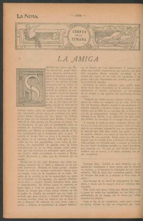 Cuento de la semana : La amiga