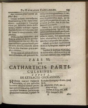 Pars VI. De Catharticis Particularibus.