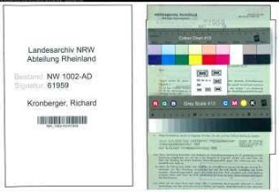 Entnazifizierung Richard Kronberger, geb. 20.07.1901 (Installateur)