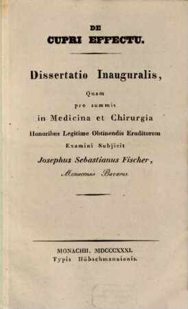 De cupri effectu : Diss. inaug.