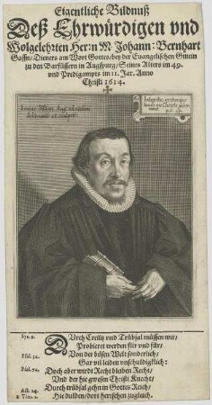 Bildnis des Johann Bernhart Gass