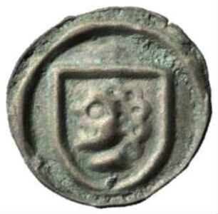 Fundmünze, Hohlpfennig, 1475 - 1482