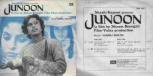Shashi Kapoor presents "Junoon". Music: Vanraj Bhatia