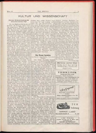 Kultur und Wissenschaft