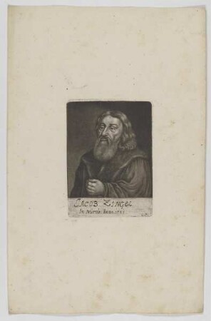 Bildnis des Jacob Zingel