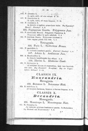 Classis IX. Enneandria.